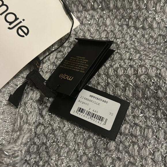 MAJE NWT Tweed Look Cardigan US M (Fr 2) - Picture 7 of 7